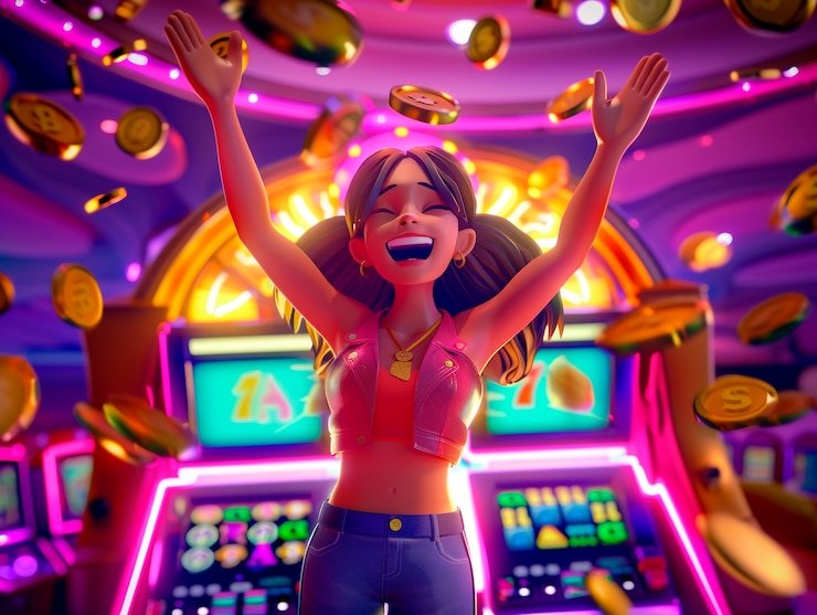 Tampilan antarmuka kasino langsung di perangkat mobile dengan meja baccarat interaktif